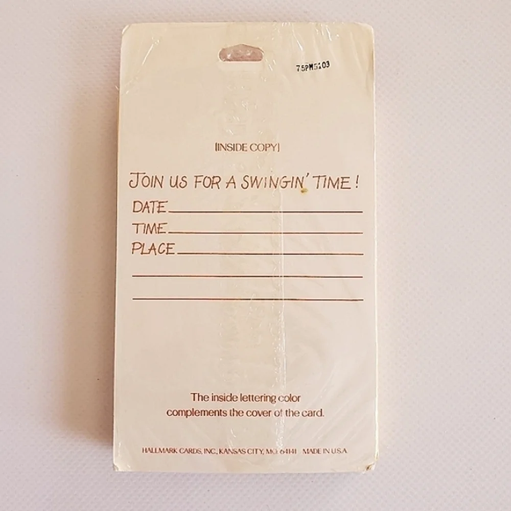 Hallmark Saloon Door Cocktail Party Invitations NIP Vintage